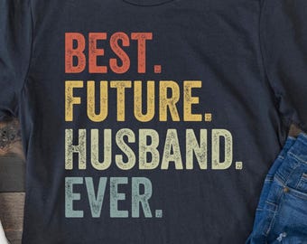 Camisa de prometido, regalo de prometido para él, regalo de compromiso para hombres, regalos para prometido, futuro esposo, aniversario de citas, regalo de cumpleaños para novio