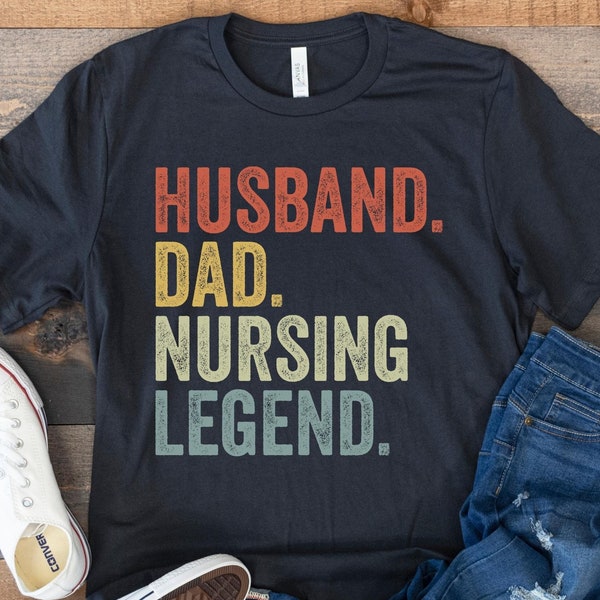 Nurse Shirt for Men, Male Nurse Gifts, Gift for Male Nurse, Nurse Life Shirt, Husband Dad Nursing Legend, Er Nurse Shirt, Funny Murse Shirt
