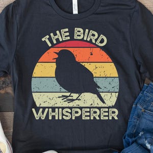 T-shirt Bird Whisperer | Grappig cadeau vogels kijken | Ornithologie-T-shirt