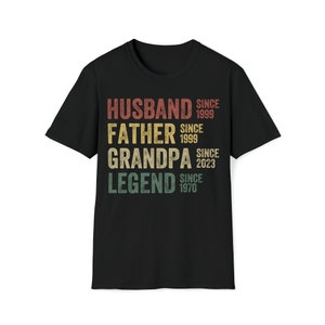 Personalized Dad Grandpa Shirt, Father's Day Shirt, Husband Father ...