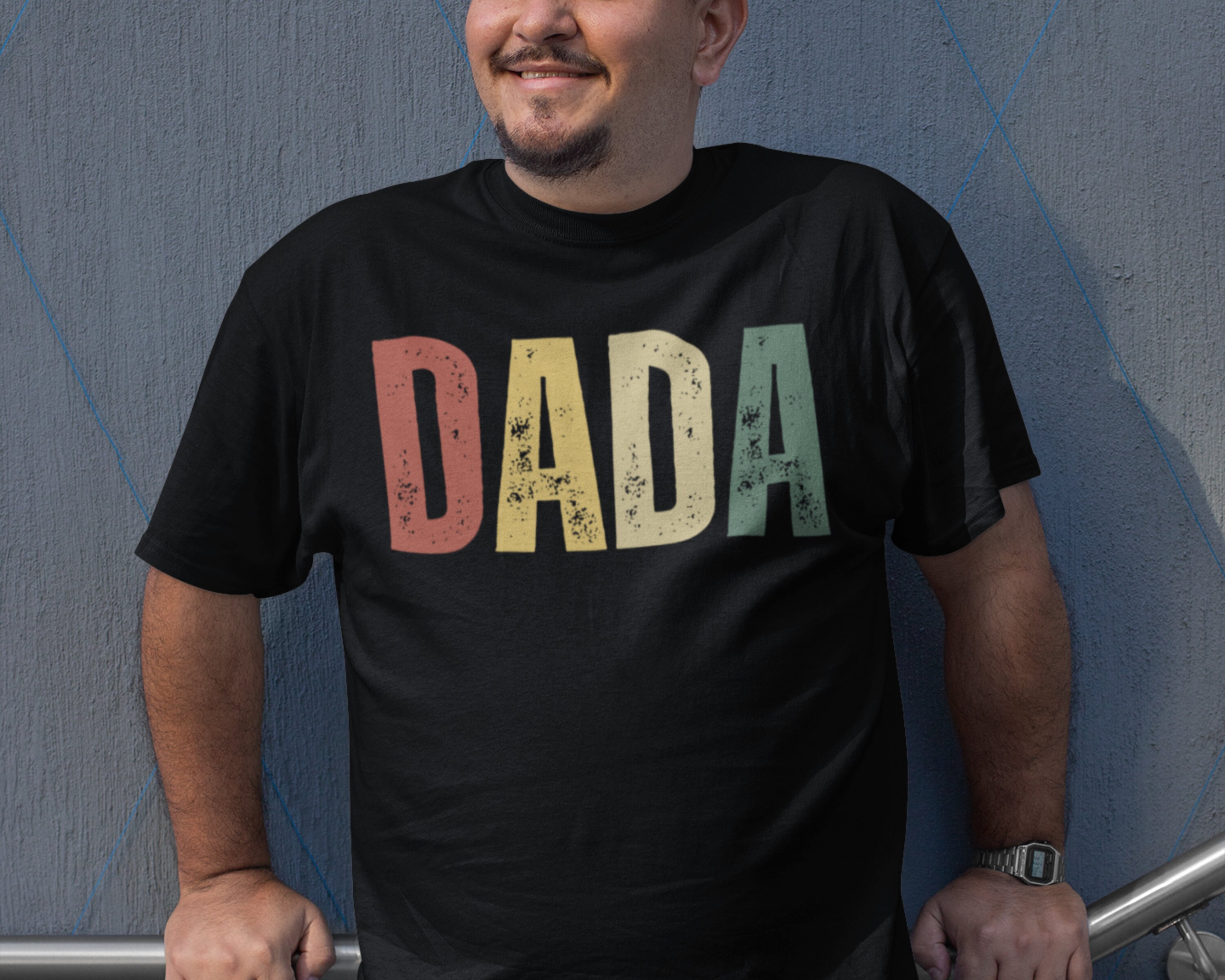 Cobaba 'Dada' New Dad Shirt - Funny Father's Day Gift T-Shirt For Men
