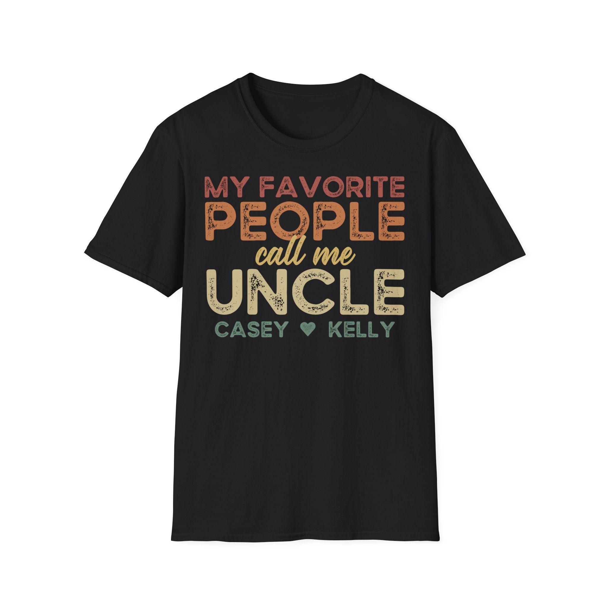 Uncle Shirt, Uncle Gift From Kids, Personalized Uncle Shirt, Uncle Gift ...