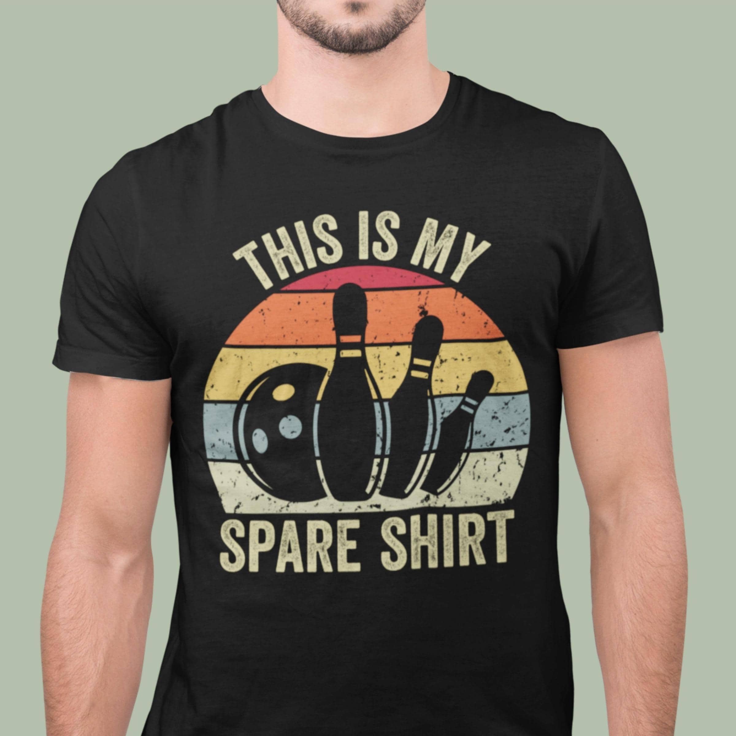 Camiseta de bolos, divertida fiesta de bolos, camiseta de jugador de bolos,  bolos retro vintage, regalo para amantes de los bolos, camisetas de equipo  de bolos, esta es mi camiseta de repuesto -, image size:2400x2400