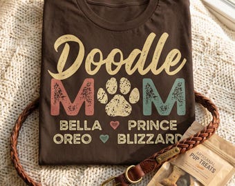 Maglietta personalizzata per mamma Goldendoodle, maglietta personalizzata per mamma Doodle, regalo per amanti dei cani
