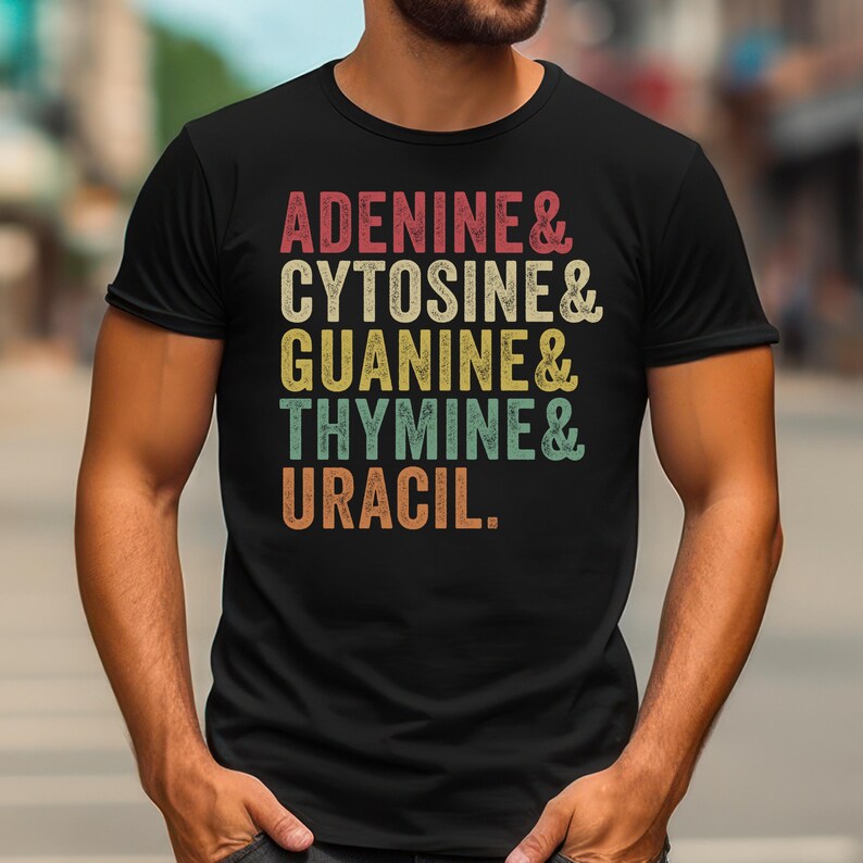 Retro DNA Biology T-Shirt, Science Teacher Gift image 3