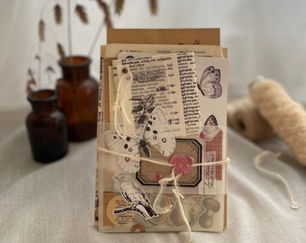 Snail Mail Kit | Paper Bundle | Happy Mail | Journal Kit | Vintage Papers