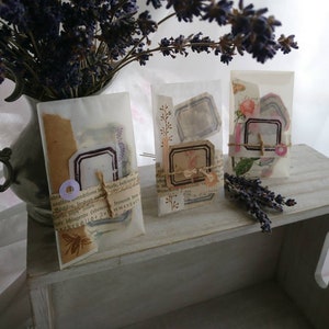 Label Pack | Label Stickers | 15pcs Label Pack | Floral Labels | Vintage Labels