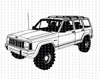 Download Jeep Cherokee Svg Etsy