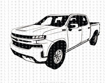 Free Free 110 Gmc Sierra Truck Svg SVG PNG EPS DXF File