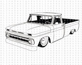 wallpapers Chevy C10 Truck Clipart Square Body Chevy Truck Svg c10 truck svg etsy
