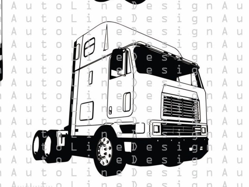 Free Free 229 Semi Truck Trailer Svg SVG PNG EPS DXF File