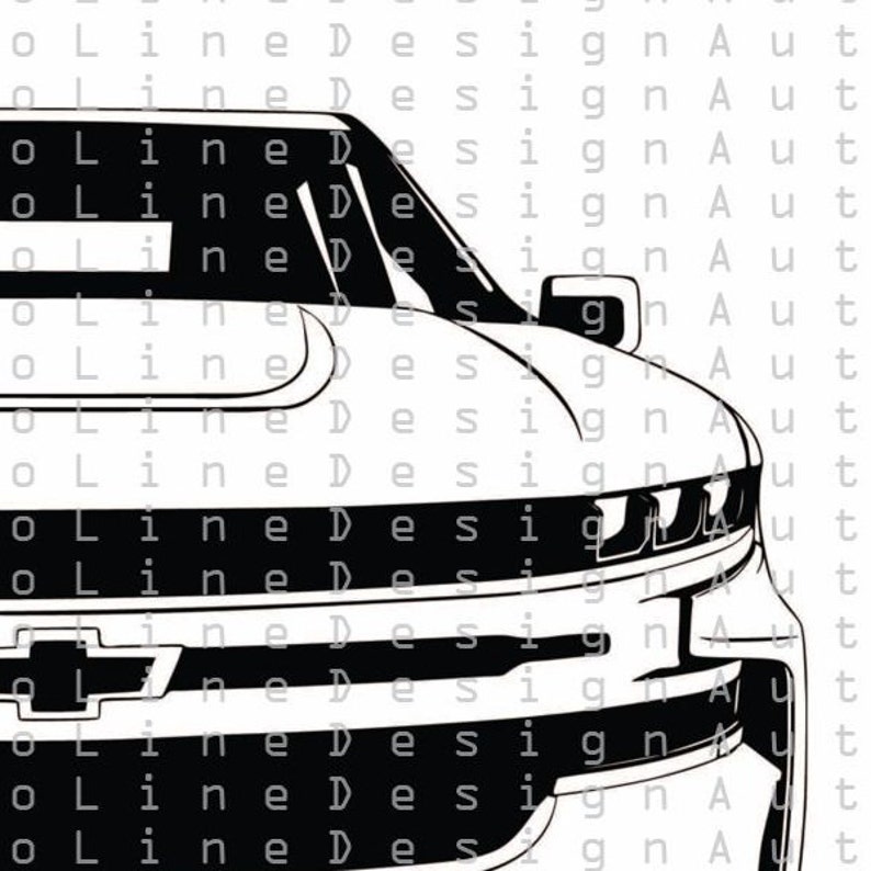 Free Free 109 Silhouette Truck Chevy Silverado Svg SVG PNG EPS DXF File