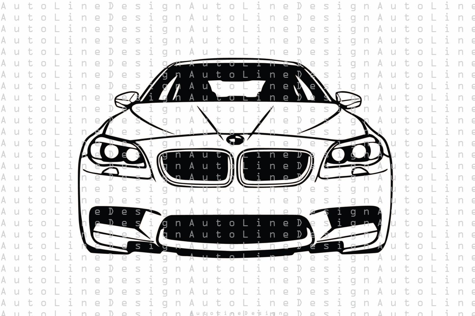 BMW M5 F10 Stance Lowrider Tuning Drift Svg Pdf Dxf Eps Png | Etsy