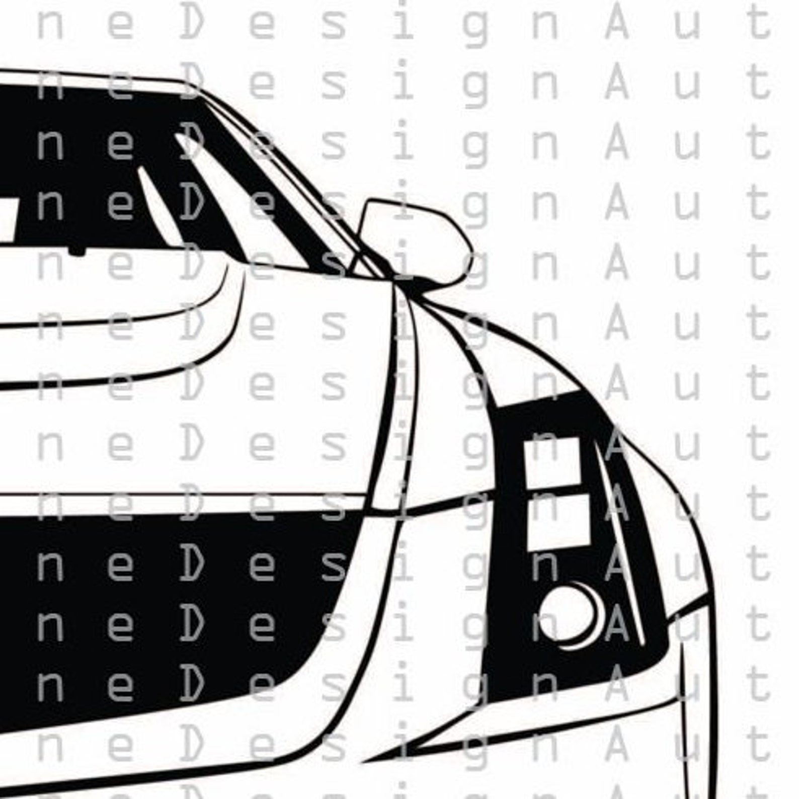 Cadillac CTS V Gen 2 CTS XTS CT5V Sedan Coupe Car Svg Pdf Dxf | Etsy
