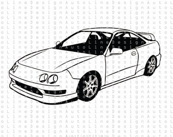 Civic Svg  Etsy