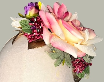 Penelope Rose Luxus Blüten Fascinator