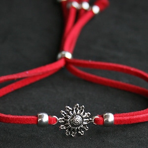 Pulsera Eguzkilore rojo