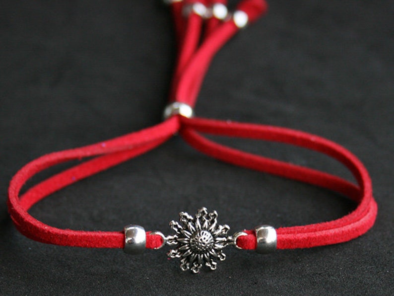 Pulsera Eguzkilore rojo