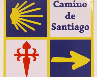 Pegatinas Vinilo Camino de Santiago