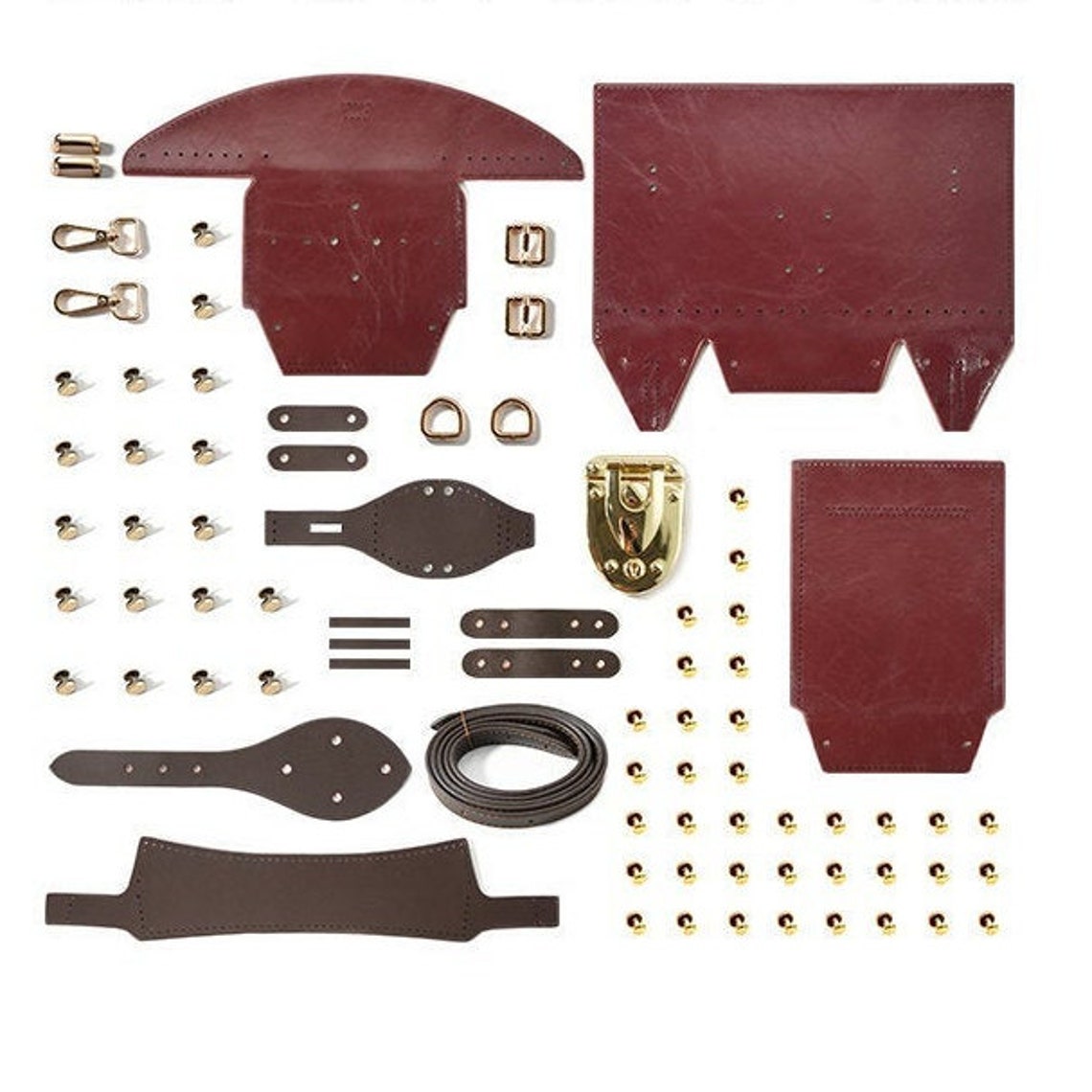 Leather Bag DIY kit. Box Handbag Craft Kit. Personalized Etsy