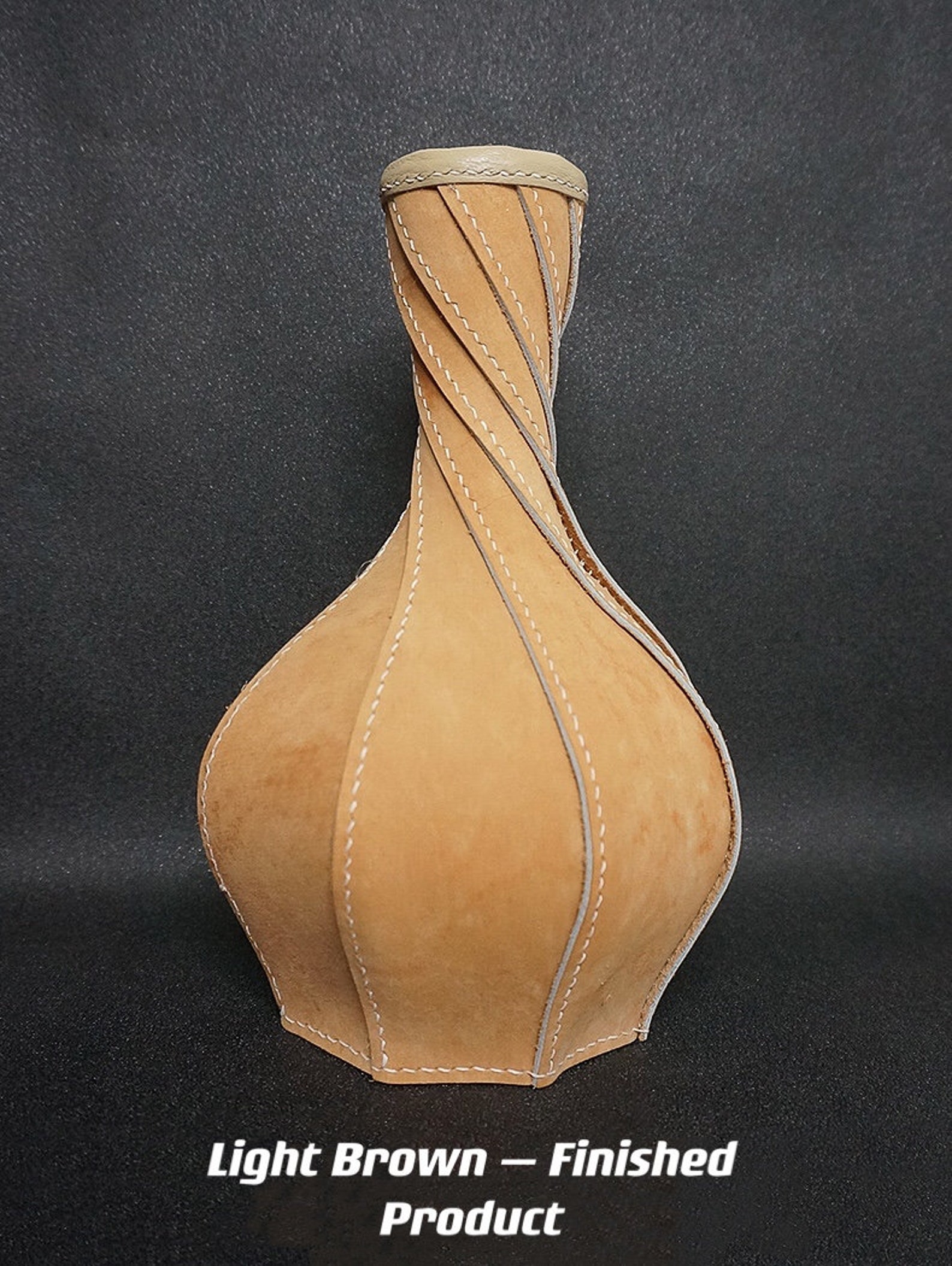 Leather Flower Vase DIY Kit. Craft Special Gift. Home Etsy