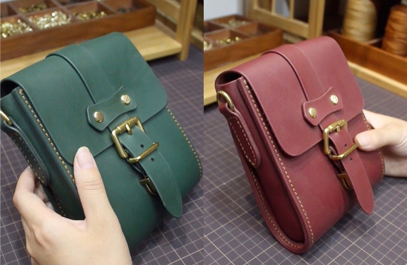 Leather Bag DIY Kit Genuine Leather Etsy