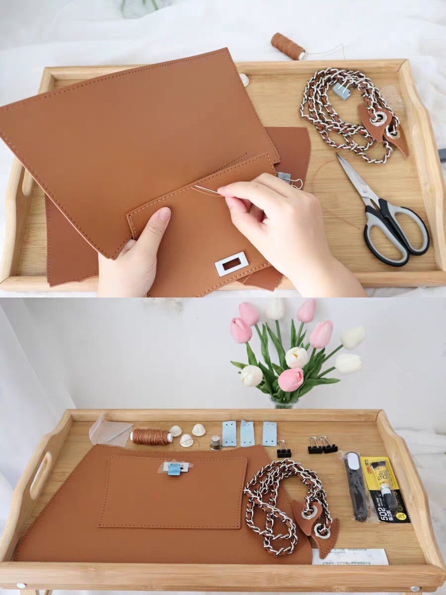 Shoulder Bag DIY Kit. Leather Handbag Craft Kit. Elegant Style Etsy UK