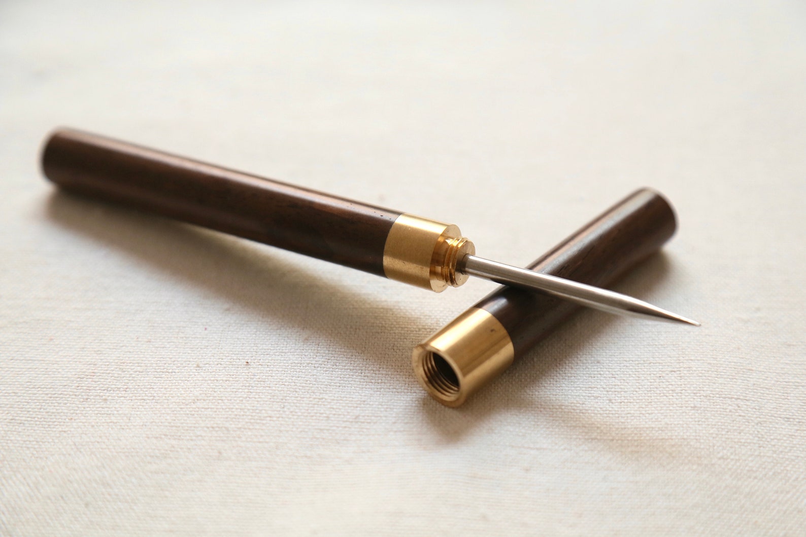 Awl Leather Tool Leather Awl Scratch Awl With Cap Holing Etsy