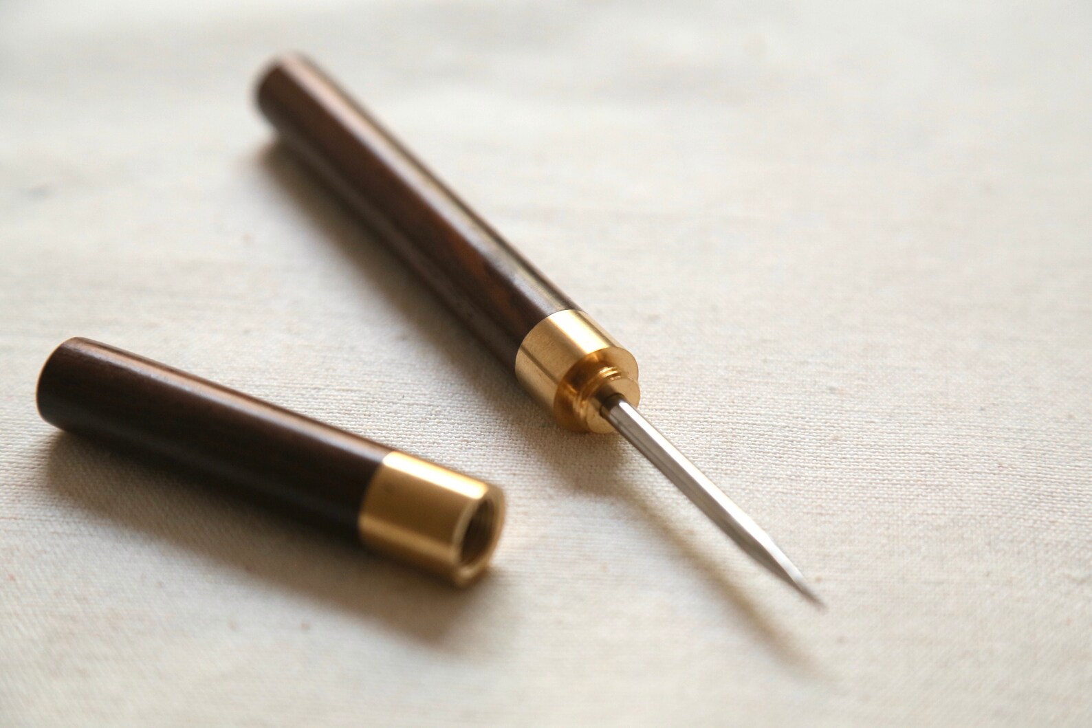 Awl leather tool Leather awl scratch awl with cap holing Etsy