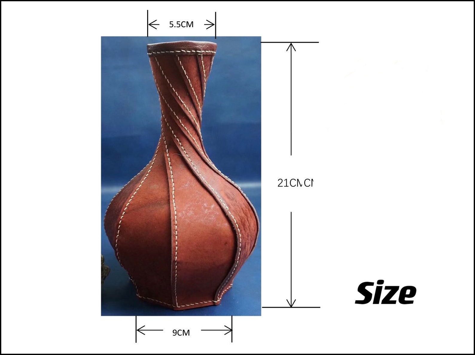 Leather Flower Vase DIY Kit. Craft Special Gift. Home Etsy