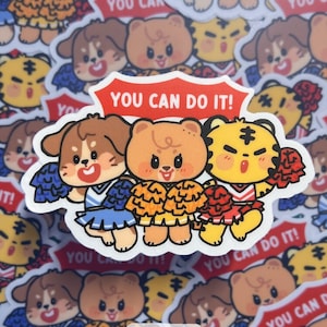 You Can Do It! - BSS BooSeokSoon Cheerleaders Clear Die-cut Sticker