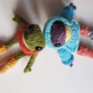 Winzige Socken Muster für Froggy - DIGITAL PDF - Strickanleitung