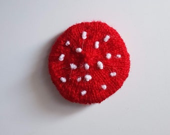 Mushroom Hat Pattern - knitting pattern DIGITAL PDF