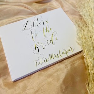 Hen Do Guestbook | Bridal Shower Guestbook | Personalised Large Guestbook | Letters to the Bride Guestbook | Bride Memory Scrapbook
