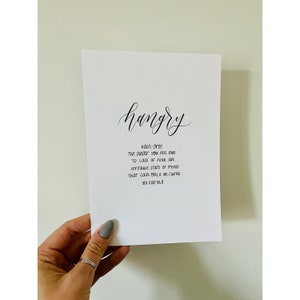 Digital Hangry Print | Downloadable Hangry Wall Art | Hangry Template | Christmas Art | Digital Cocktail Kitchen Art | Small Gifts for Dad