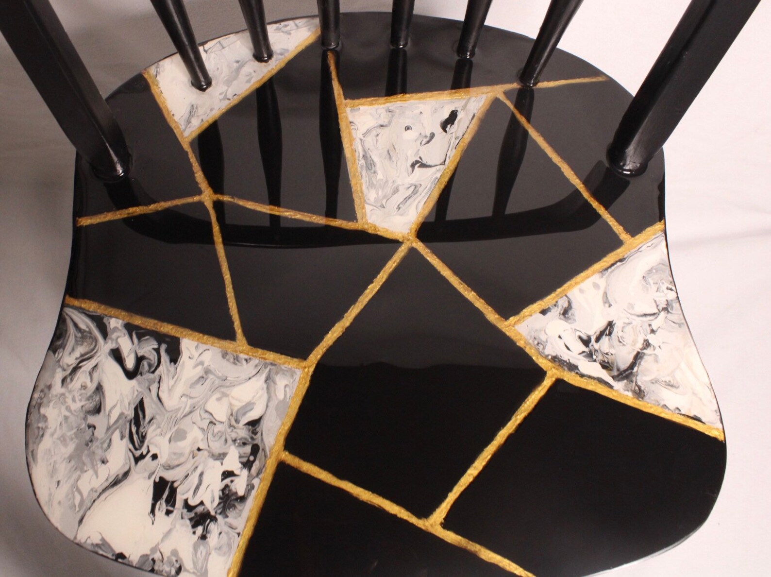 Original Epoxy Chair Rotating Bar Stool Etsy