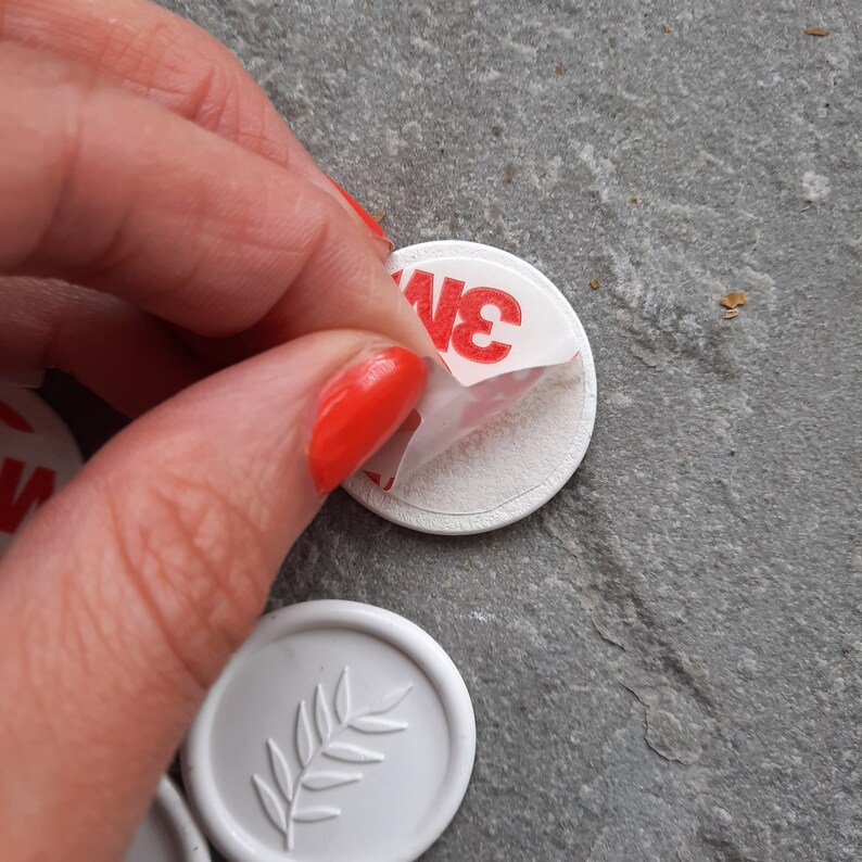 Self adhesive backing stickers3M double sided stickers wax Etsy