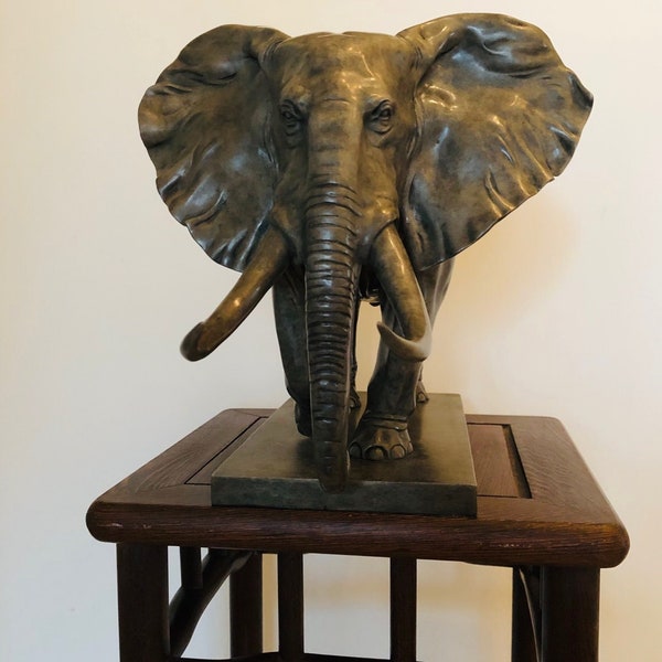 Elephant - bronze crafts bronze ornament handmade home and office decoration