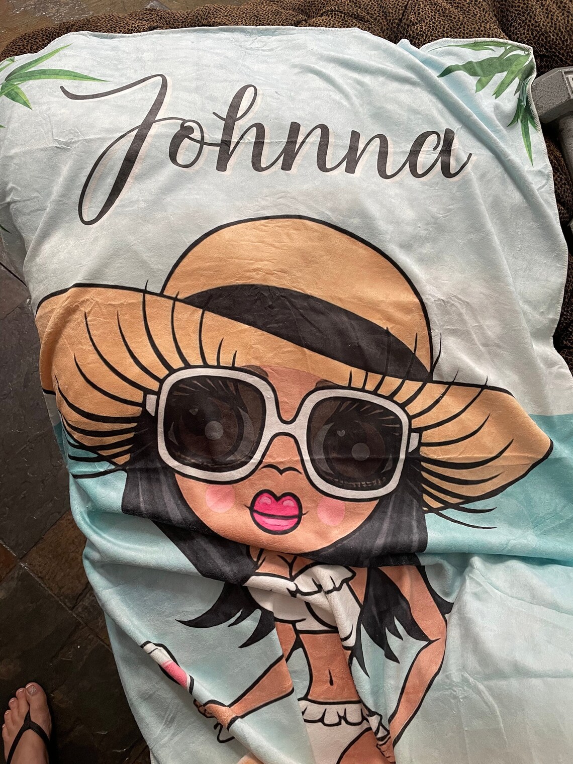 Personalized Your Own Character Beach Towels Print Towels Etsy