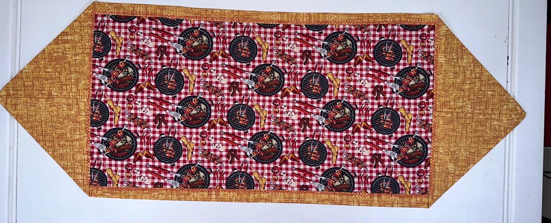 Summer BBQ / Picnic Table Runner - Etsy