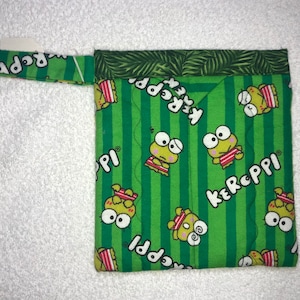 Bolsa de viaje Snap Ranas verdes - Acolchada