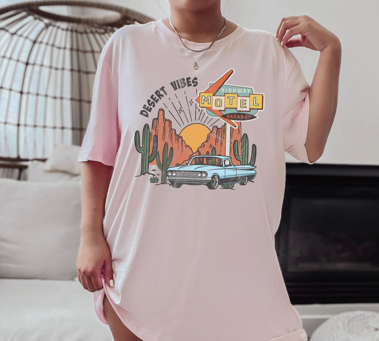 No Vacancy - Desert Hill Motel Boutique Tee