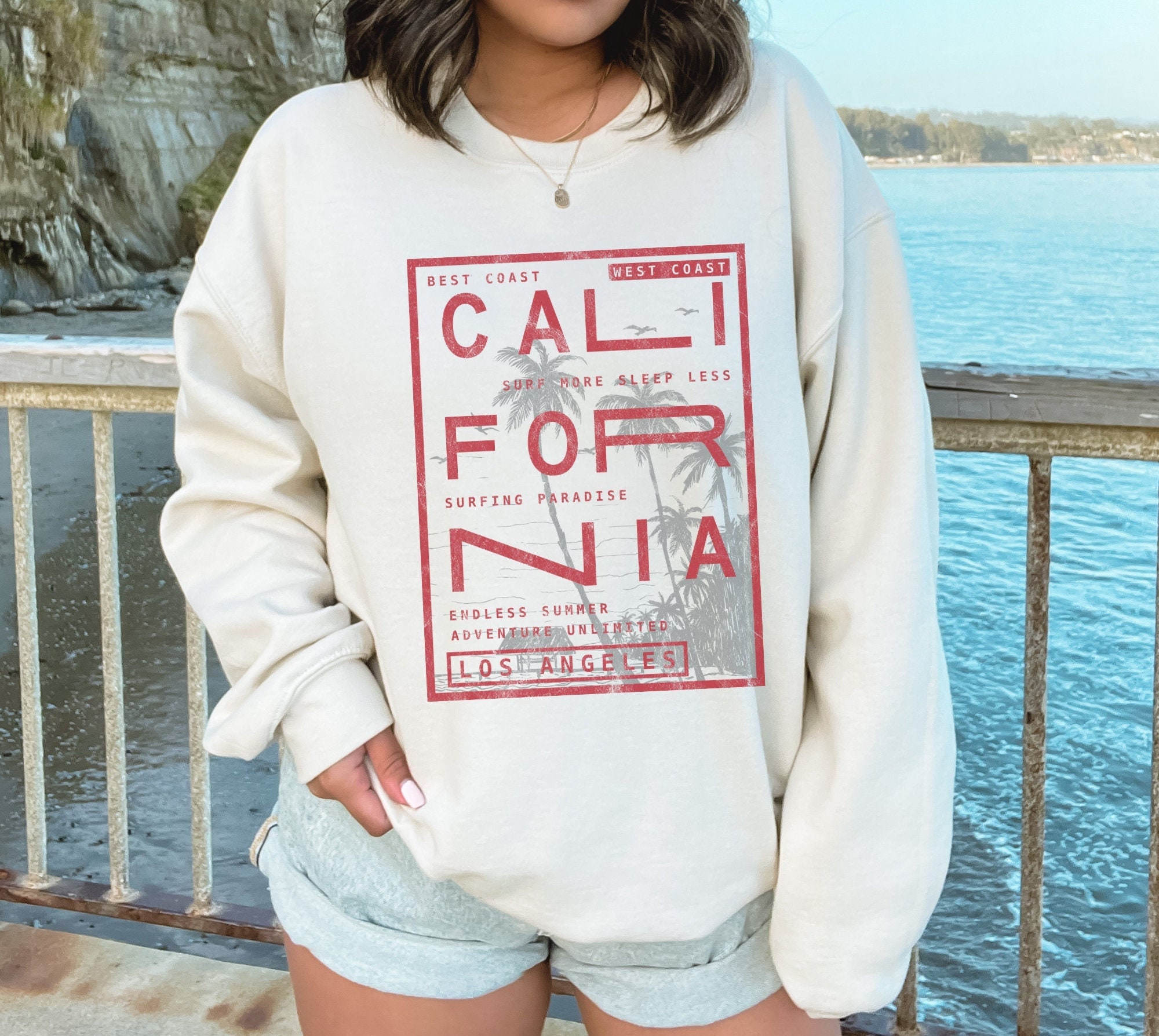 Los Angeles California West Coast Sweatshirt Hoodie - California