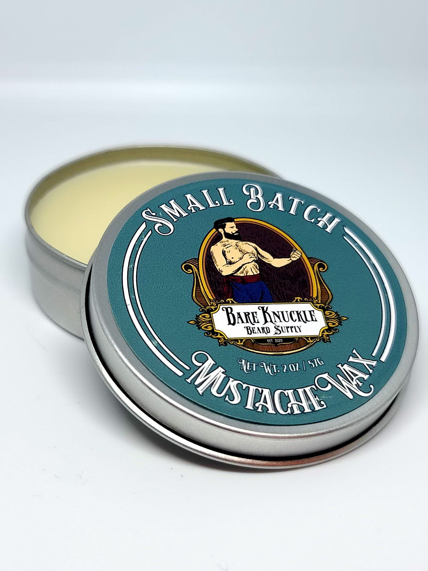 Artisan Mustache Wax/ Beeswax/ Bare Knuckle Beard Supply/ Etsy
