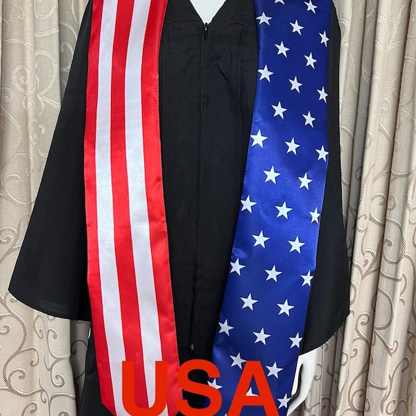 Graduation Flag Stole: 2026 Special Edition - Mexico, USA, Honduras