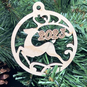 2023 Christmas Ornament - Ornament With year - Christmas Tree Ornament