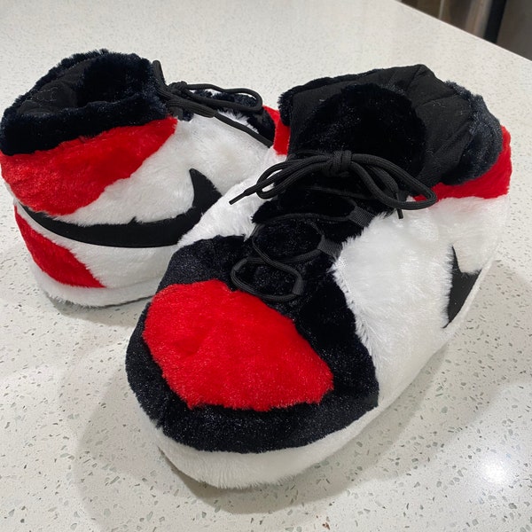 jordan plush jordan sneaker slippers