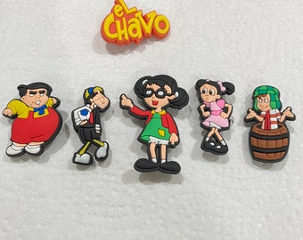 El Chavo del Ocho Croc charms