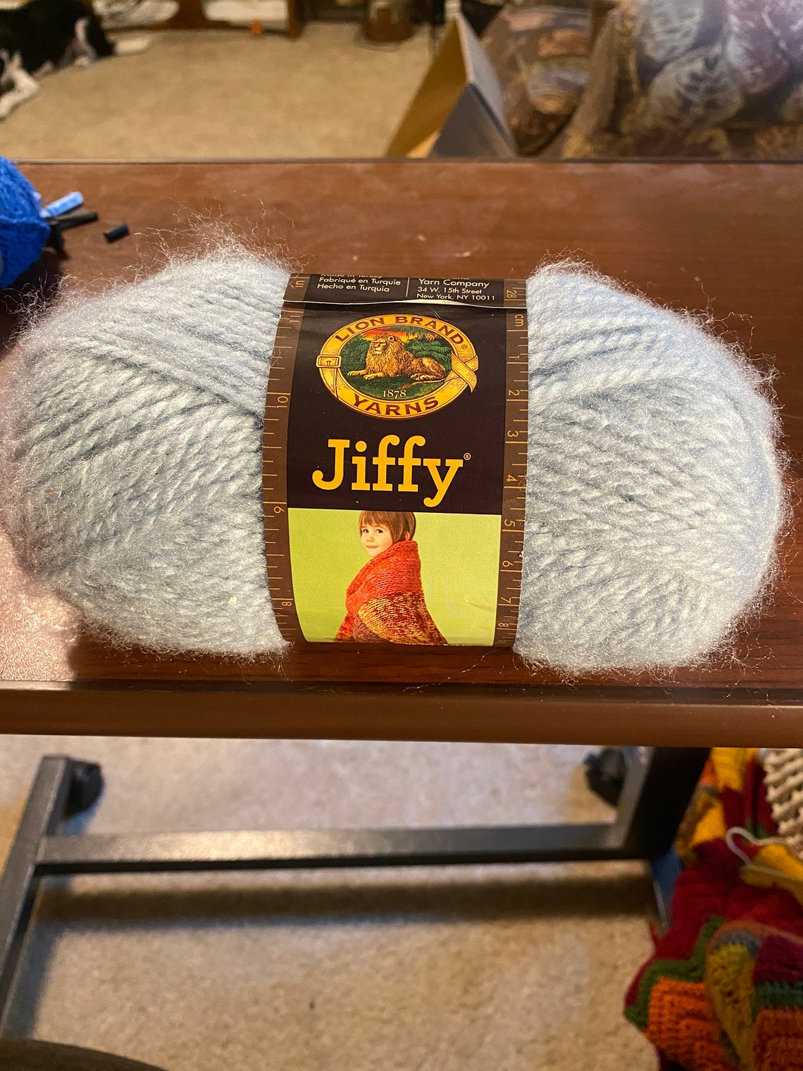 Lion brand jiffy yarn sky Etsy