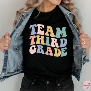 Third Grade Teacher Shirt, Third Grade Crew Tee, Team Third Grade Shirt, Teacher Matching T Shirts, 3rd Grade Team, 3rd Grade Squad